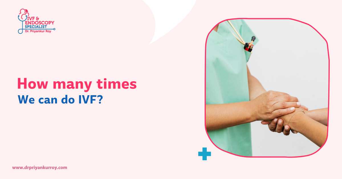 Doctor reassuring patient during IVF journey and fertility treatment discussion