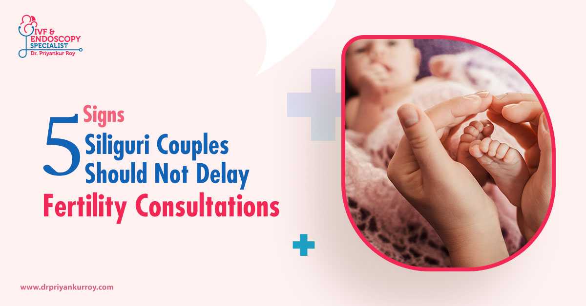 5 signs Siliguri couples should not delay fertility consultation – image of parents gently holding a newborn baby’s fingers, representing IVF and fertility care by Dr. Priyankur Roy.
